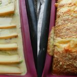 Cake aux poireaux, lardons et fromage à raclette