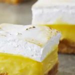 Carrés au citron meringués