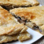 Clafoutis forestier aux champignons de Paris