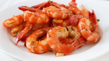 Crevettes à l’ail