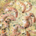 Crevettes flambées au pastis