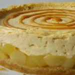 Entremet pomme - poire mousse au caramel au beurre salé