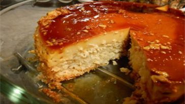 Flan tahitien au four