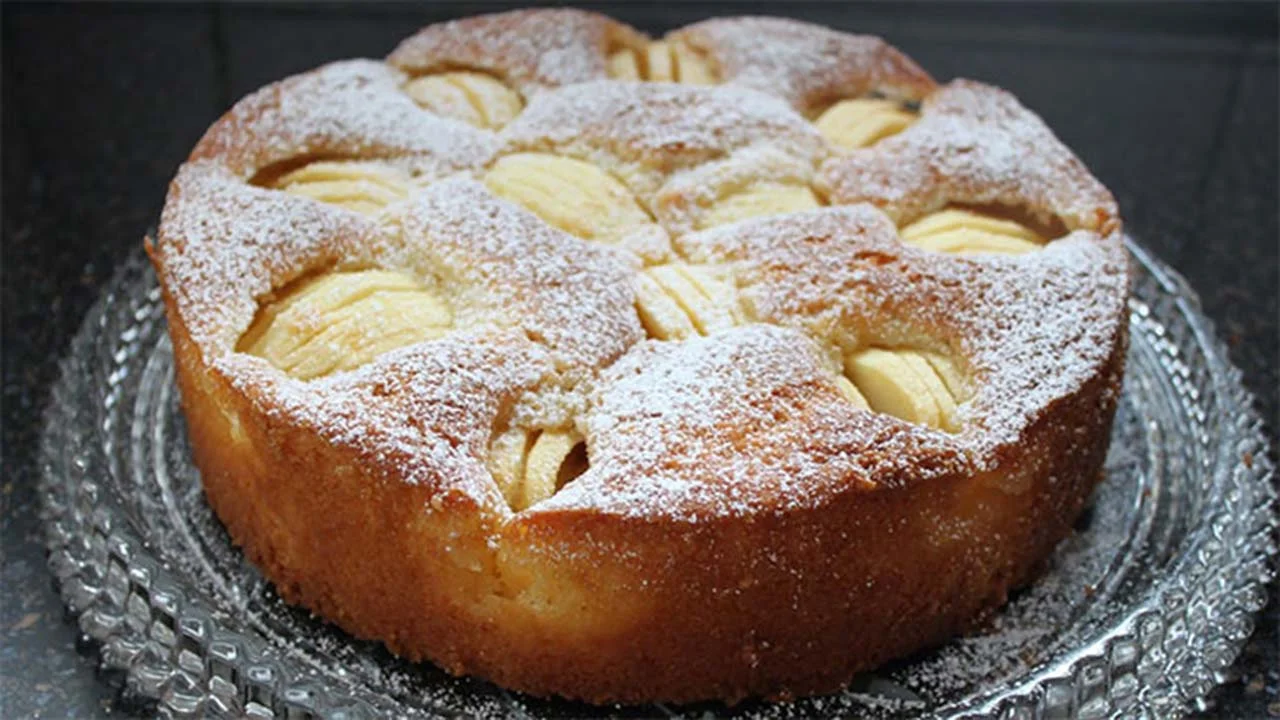 Gâteau aux pommes est vraiment léger