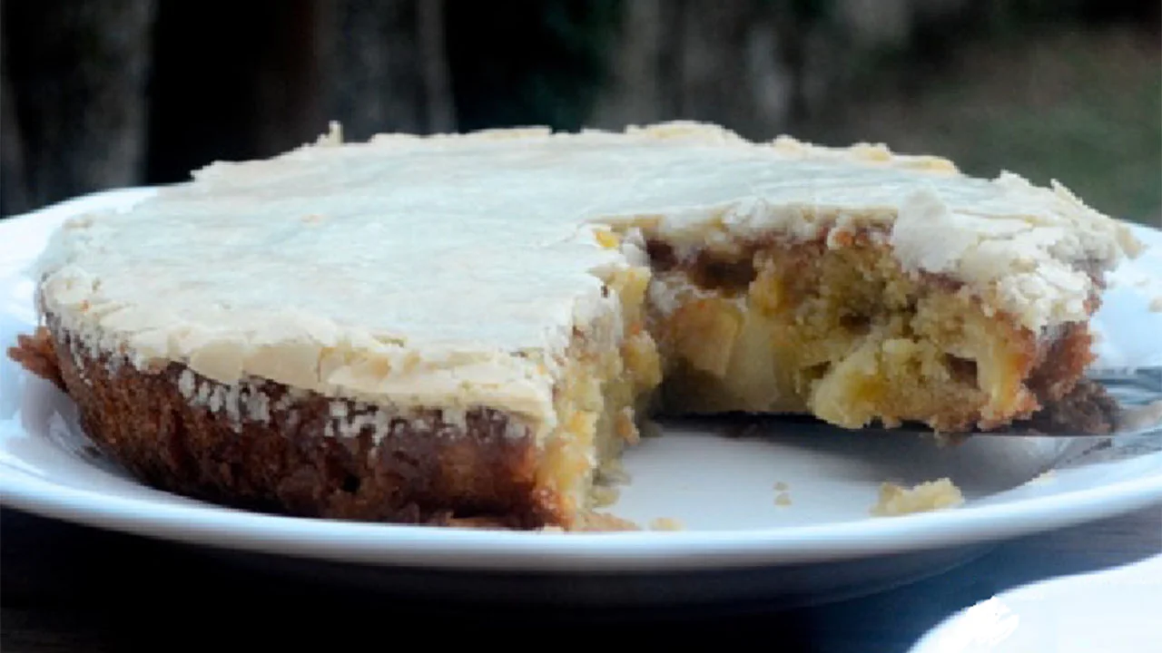 Gâteau macaroné aux pommes