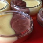 Petites crèmes choco-vanille