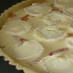 Quiche au chèvre et saumon fumé