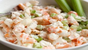 Recette facile de salade de crevettes!