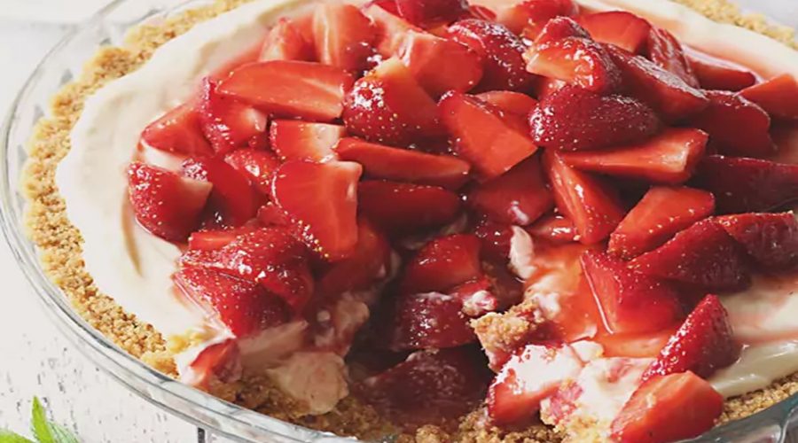 Tarte au Fromage et aux Fraises