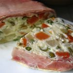 Terrine légère macédoine-jambon