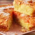 Gâteau aux pommes et à la noix de coco