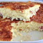 Quiche légère sans pâte jambon-fromage