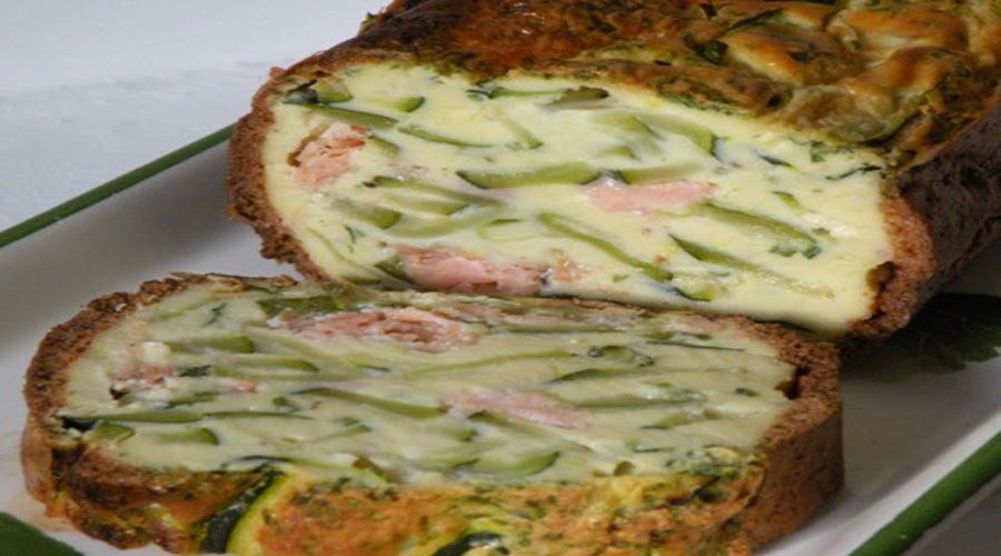 Terrine de courgettes au saumon