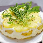 Gâteau de pommes de terre au chèvre frais