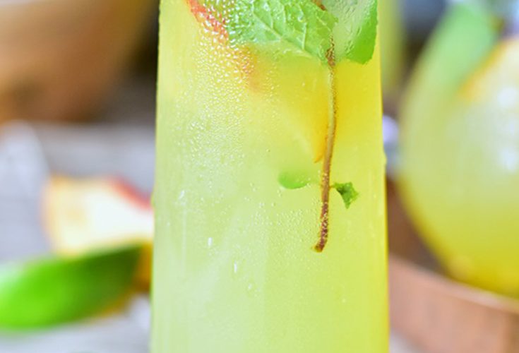 Mojito aux pêches sans alcool