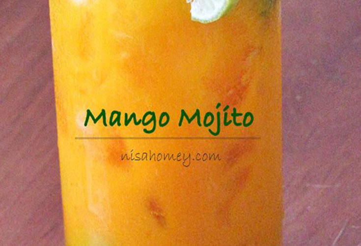 Mojito à la mangue (avec ou sans alcool)