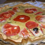 Quiche au thon, chèvre et tomates un grand classique