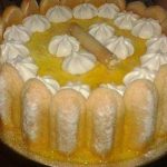 Charlotte au citron meringuée