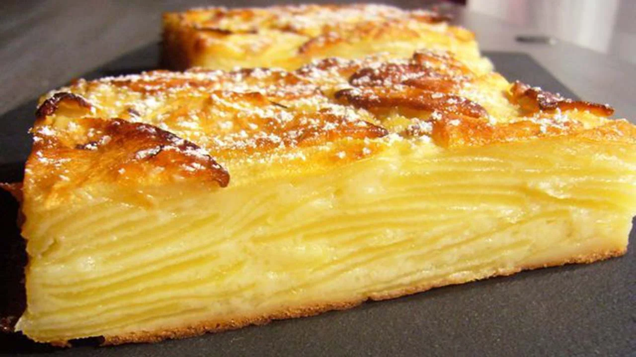 Gâteau invisible aux pommes ultra facile