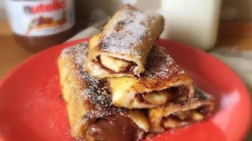 Pain perdu nutella-banane