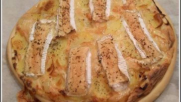 Pizza Normande au Camembert