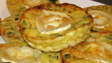 Quichettes sans pâte aux courgettes et au chèvre