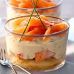 Tiramisu aux 2 saumons et ciboulette