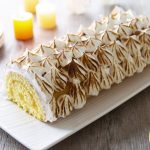 Bûche de Noël façon tarte citron meringuée