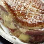 Magret de canard au chèvre et Jambon du pays