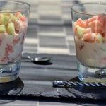 Recette de Concombre aux crevettes et au fromage blanc