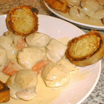 Saint-Jacques à la crème