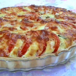 Tarte à la tomate et au basilic
