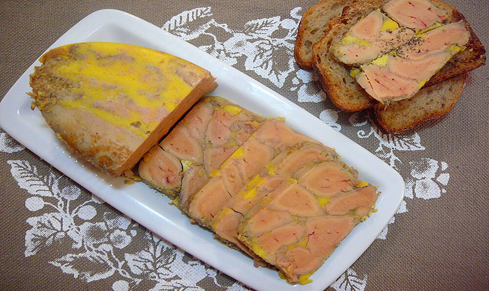 Terrine de foie gras grillé de Jean-François Piège