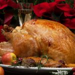 Dinde de Noël farcie aux pommes et noix