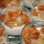 Panacotta salée au foie gras et crunch de pain d'épice