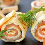 Roulés de saumon au fromage frais idéal pour noël