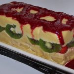 Terrine de fruits frais à la crème d’amandes