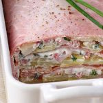 Terrine de jambon au chèvre et pomme de terre