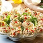 Œufs Mimosa légers au thon et piment