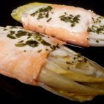 Endives au saumon fumé et crème légère citronnée