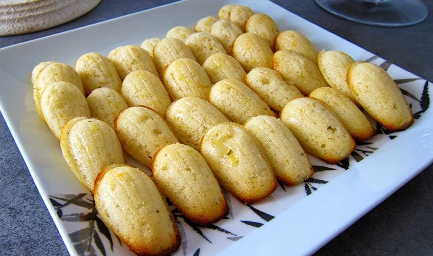 Madeleine au citron une des meilleures recettes au monde !