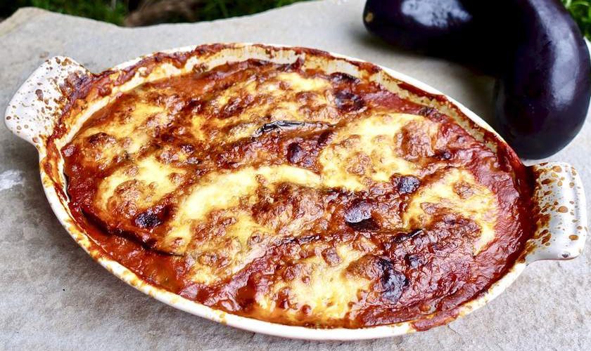 Gratin d’aubergines à la mozzarella