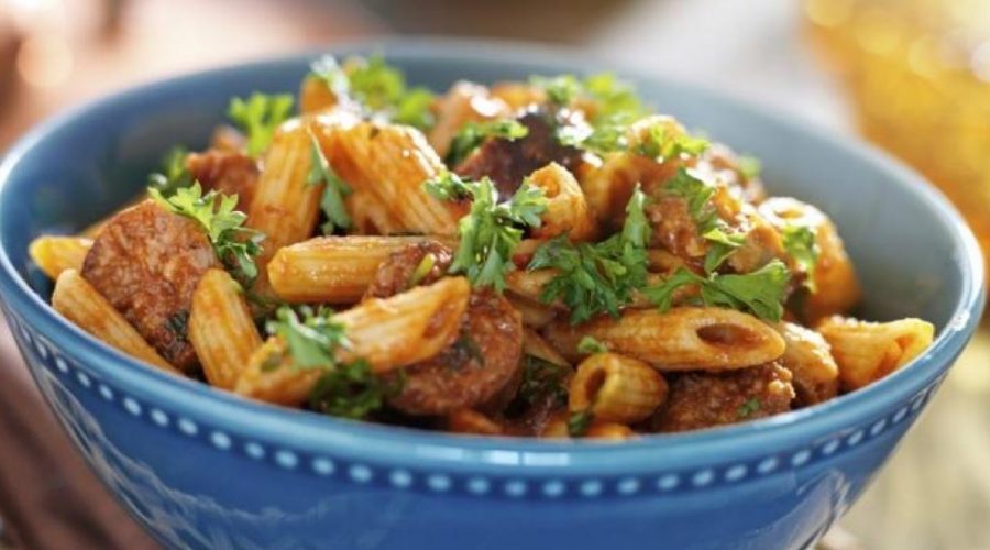 Penne aux tomates version cajun