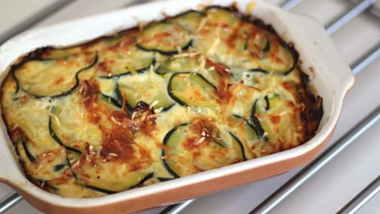 Gratin courgettes oignons excellente recette