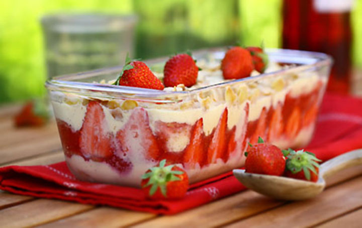 Pudding à la fraise un dessert vraiment exquis