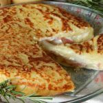 Tarte aux pommes de terre farcie cuite à la poêle