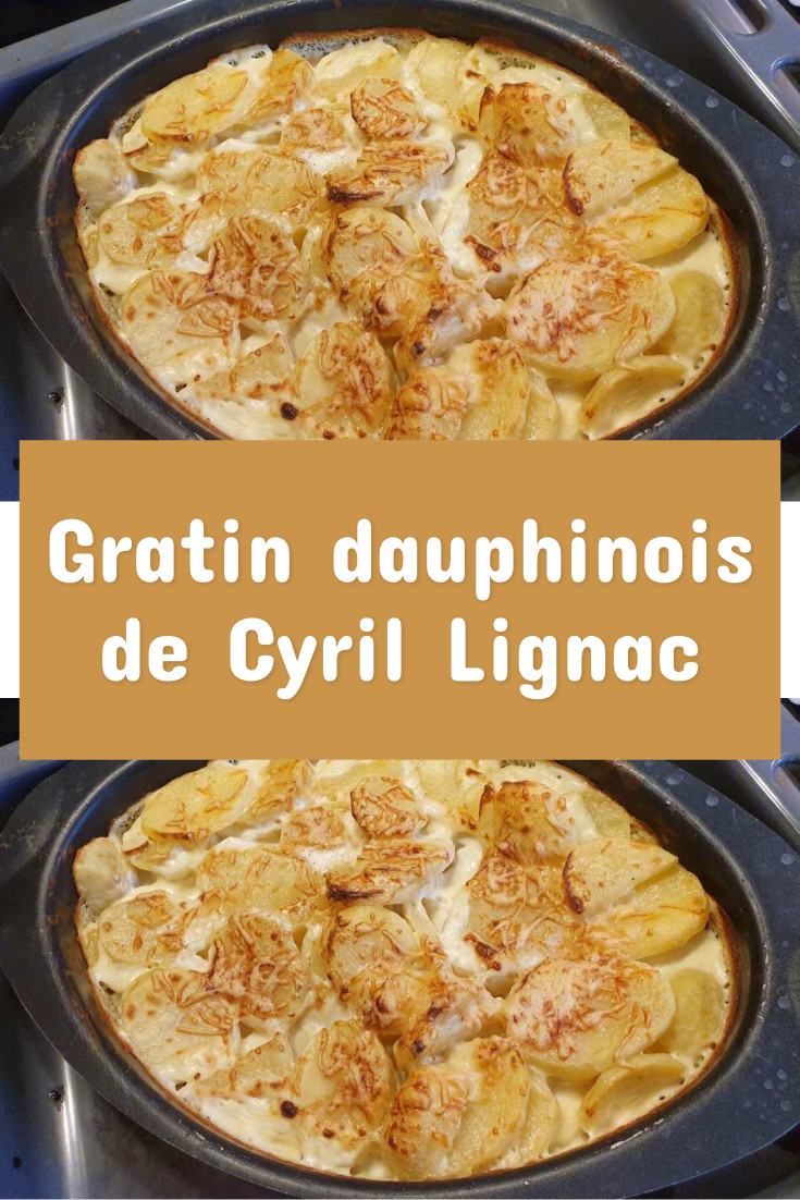 Gratin dauphinois de Cyril Lignac