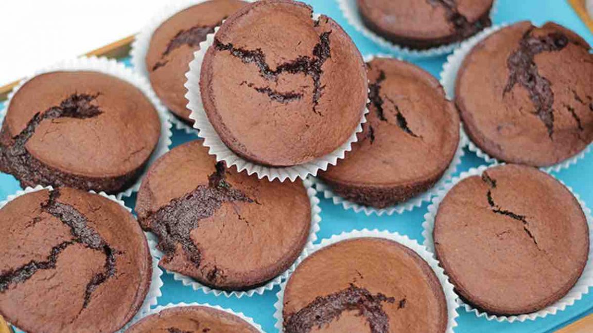 Muffins au chocolat au mélangeur