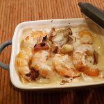 Cassolette de crevettes aux légumes et aux épices