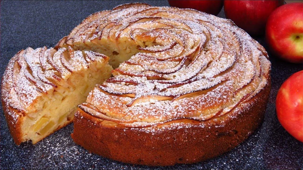 Gâteau aux pommes et mascarpone